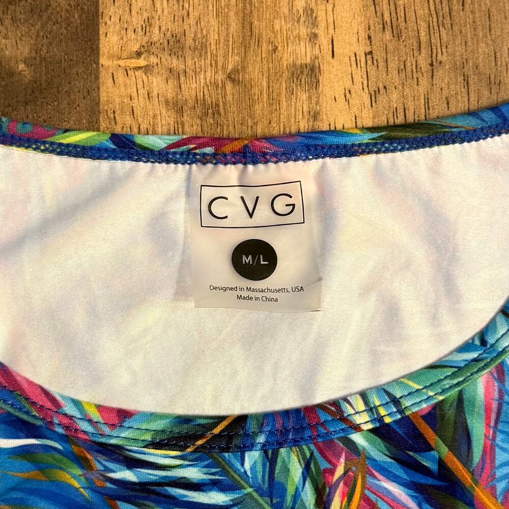 CVG Multiway Dress Side-Tie Adjustable Feathers Constantly Varied Gear Size M/L - Picture 5 of 8